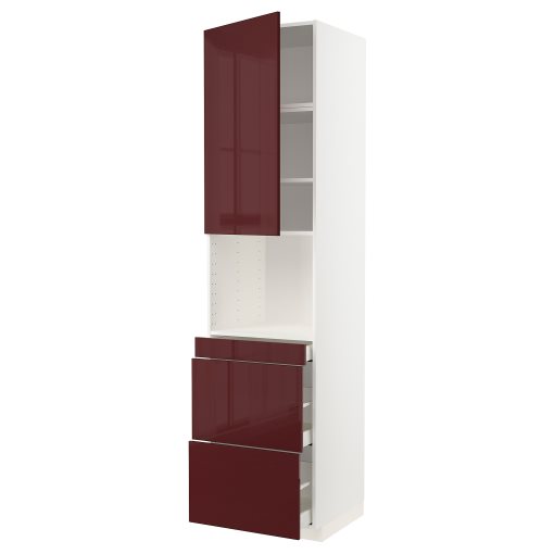METOD/MAXIMERA, висок шкаф за комби микро, 994.665.42