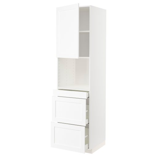 METOD/MAXIMERA, Висок шкаф за комби микровълнова, вр/3 чкм, 994.735.90