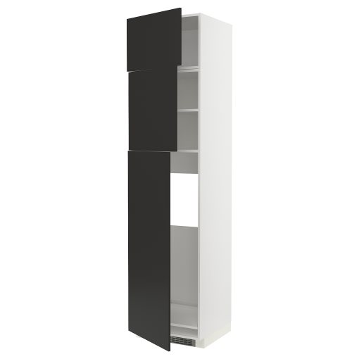METOD, висок шкаф за хладилник с 3 врати, 994.974.83