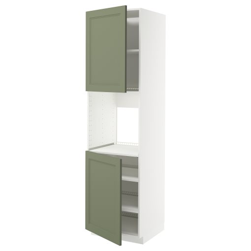 METOD, висок шкаф за фурна с 2 врати/рафт, 995.182.92