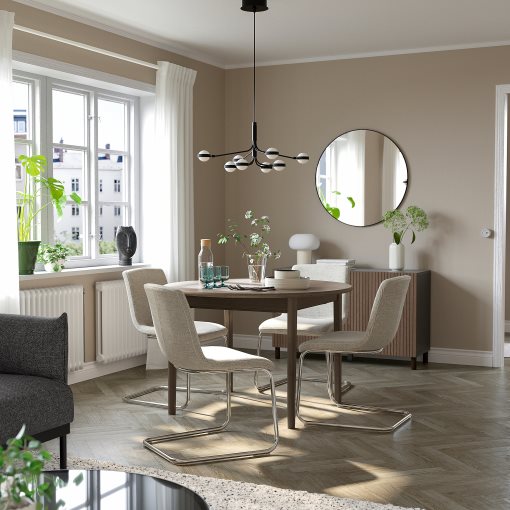 SKANSNÄS/LUSTEBO, маса и 4 стола, 115/170 см, 995.616.38