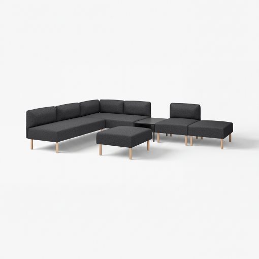 LILLEHEM, 6-местен мод диван с помощна маса, 995.747.54