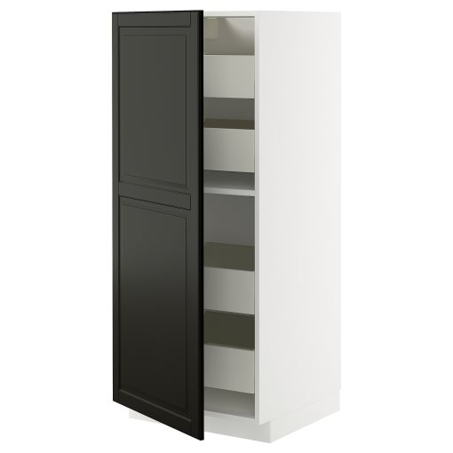 METOD/MAXIMERA, висок шкаф с чекмеджета, 995.788.32