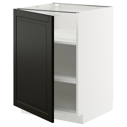 METOD, долен шкаф с рафтове, 995.790.92