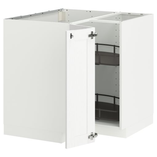 METOD, ъглов долен шкаф с въртящ се механ., 995.846.06