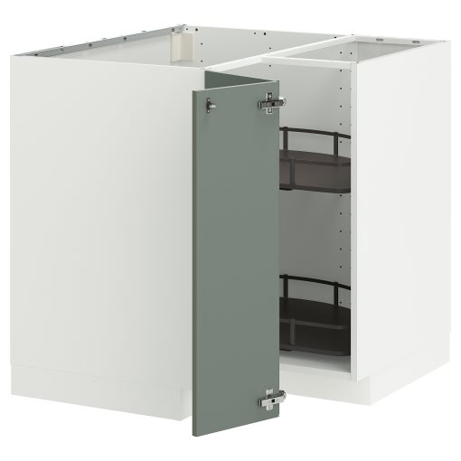 METOD, ъглов долен шкаф с въртящ се механ., 995.846.25