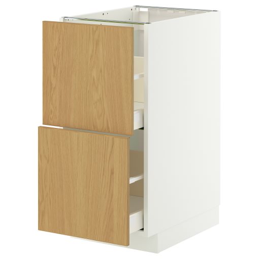 METOD/MAXIMERA, долен шкаф с 2 чела/2 високи чекмеджета, 996.003.38