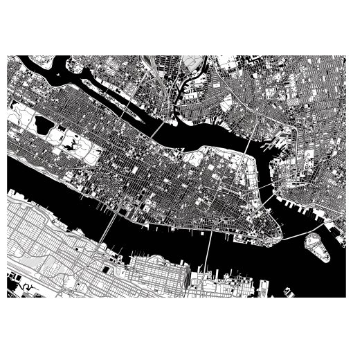 BJÖRKSTA, картина "Манхатън отгоре", 140x100 см, 005.004.94