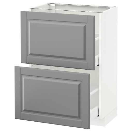 METOD/MAXIMERA, долен шкаф с 2 чекмеджета, 090.514.48