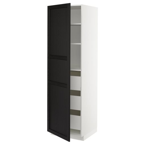 METOD/MAXIMERA, висок шкаф с чекмеджета, 093.700.25