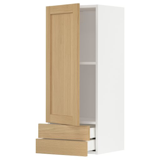 METOD/MAXIMERA, стенен шкаф с врата/2 чекмеджета, 095.093.91