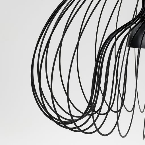 KALLFRONT/TRADFRI, висяща лампа с крушка, смарт, топло бяло, 095.201.95