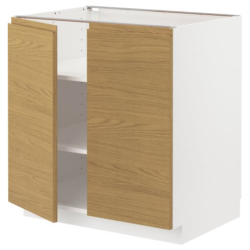 METOD, долен шкаф с рафтове/2 вратички, 095.388.88