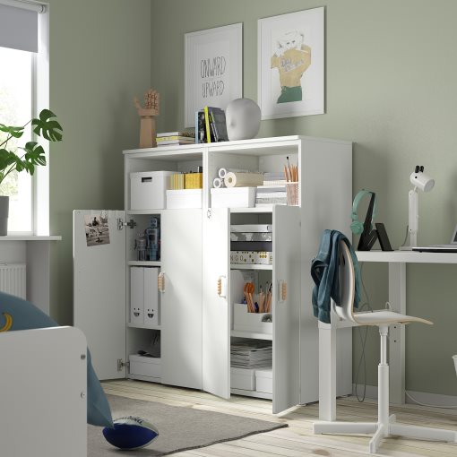 SMASTAD/PLATSA, комб. артикули за съхранение, с 6 рафта, 095.496.03