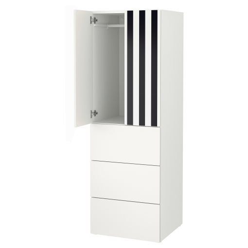 SMASTAD/PLATSA, гардероб, с 3 чекмеджета, 095.499.19