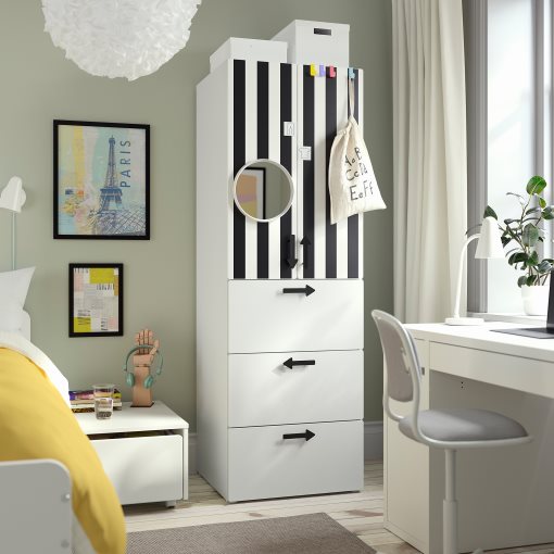 SMASTAD/PLATSA, гардероб, с 3 чекмеджета, 095.499.19