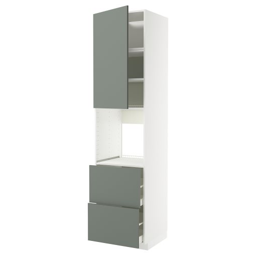 METOD/MAXIMERA, висок шкаф за фурна+врата/2 чекм., 095.656.50