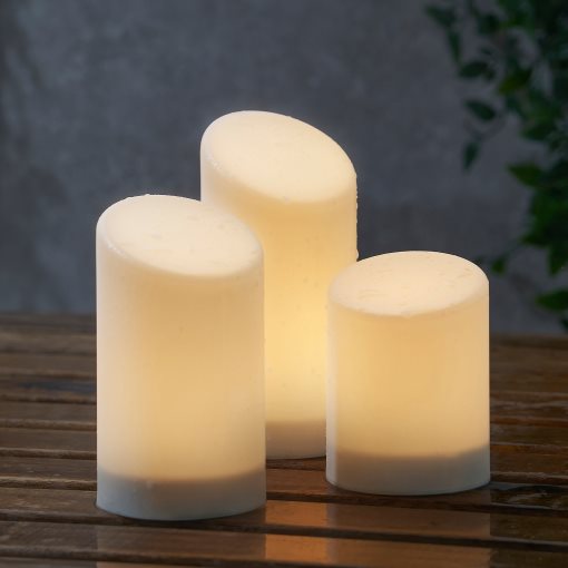 ÄDELLÖVSKOG, LED блок свещоткр/закрк-т 3бр, 105.202.55