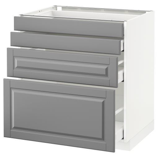 METOD/MAXIMERA, долен шкаф с 4 чела/4 чекм., 190.499.78
