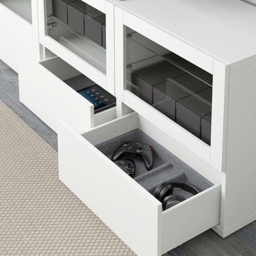 BESTÅ, TV шкаф с вратички и чекмеджета, 191.943.00 - IKEA България BESTÅ, TV шкаф с вратички и чекмеджета, 191.943.00