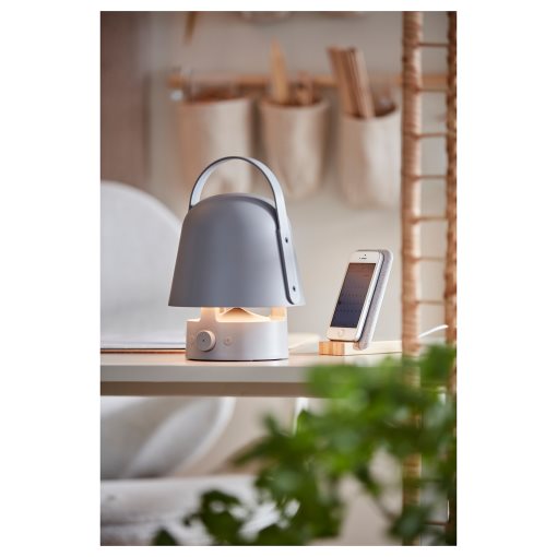 VAPPEBY, bluetooth тонколона и лампа/на открито, 205.107.36