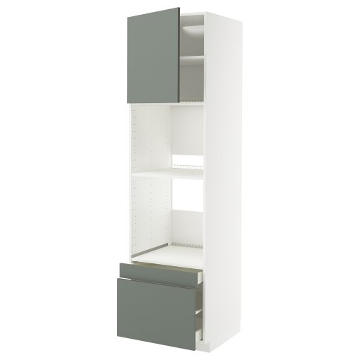 METOD/MAXIMERA, висок шкаф за фурна/комби фурна+вр./2 чекм., 295.657.72