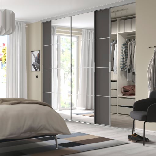 SKYTTA/MEHAMN/AULI, комбинирана плъзгаща се врата, 295.759.31