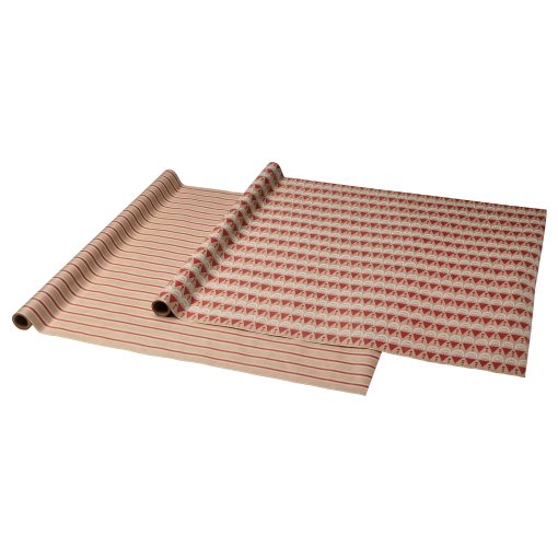 VINTERFINT, хартия за подаръци, ролка, 3x0,7 м/2,10 м?x2 бр., 305.233.47