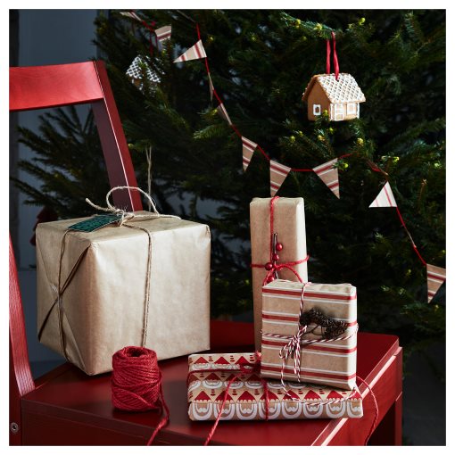 VINTERFINT, хартия за подаръци, ролка, 3x0,7 м/2,10 м?x2 бр., 305.233.47