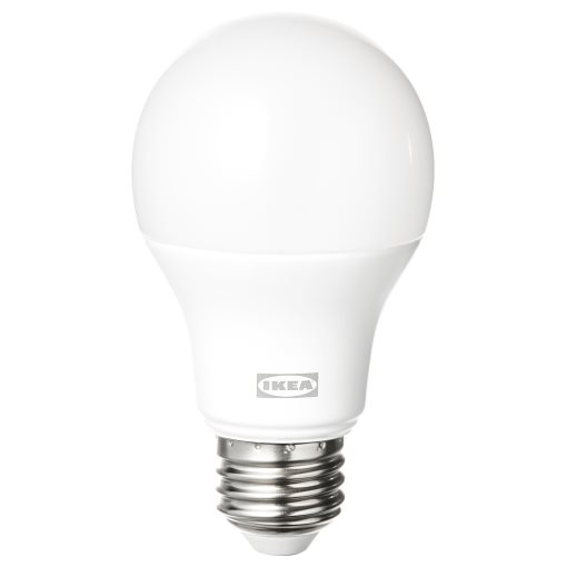 TRÅDFRI, LED крушка E27 806 лм, безж. регул. светлината, цветен и бял спектър, 305.474.71