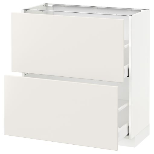 METOD/MAXIMERA, долен шкаф с 2 чекмеджета, 390.514.99