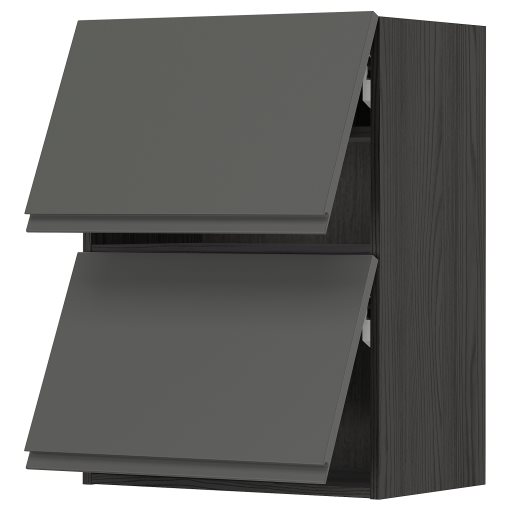 METOD, стенен хоризонтален шкаф с 2 врати, 60x80 см, 393.917.57