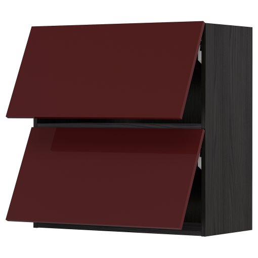 METOD, стенен хоризонтален шкаф с 2 врати, 80x80 см, 393.917.62