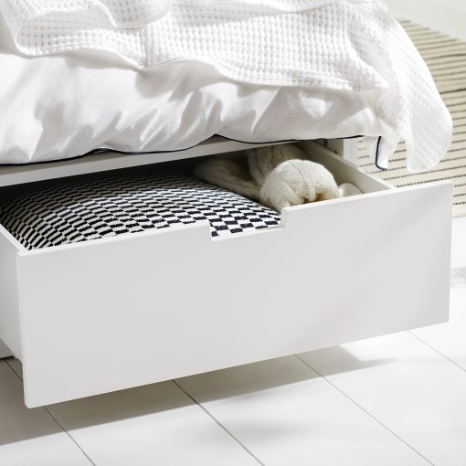 NORDLI, рамка за легло с място за съхр. и матр., 395.377.07