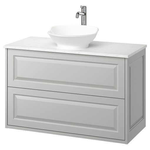 TANNFORSEN/VASTERSJON, шкаф за мивка+чекмеджета/мивка/смесител, 395.683.41
