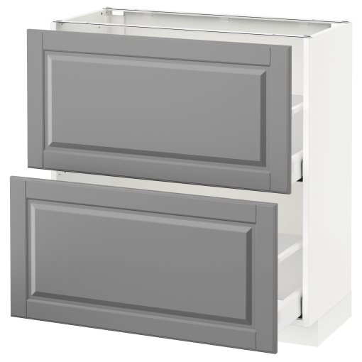 METOD/MAXIMERA, долен шкаф с 2 чекмеджета, 490.514.89