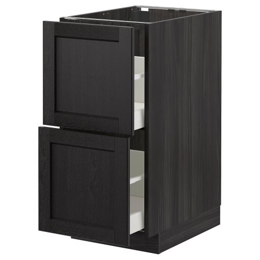 METOD/MAXIMERA, долен шкаф с 2 чела и 2 високи чекмеджета, 492.602.80