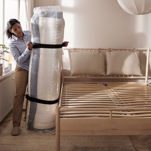 HEMNES, легло с матрак, 495.420.01