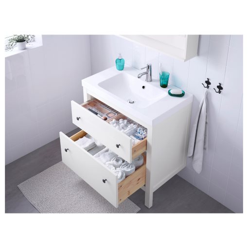 HEMNES/ODENSVIK, шкаф с мивка и 2 чекмеджета, 499.031.11 - IKEA България HEMNES/ODENSVIK, шкаф с мивка и 2 чекмеджета, 499.031.11