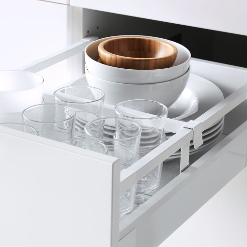 METOD/MAXIMERA, долен шкаф с 4 чела/2 ниски и 3 средни чекм., 499.159.01