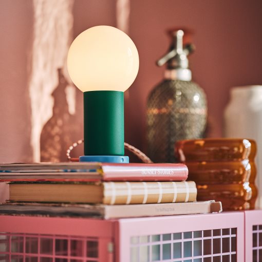IKEA PS 2026, Преносима LED лампа, на батерии, 22 см, 506.085.57