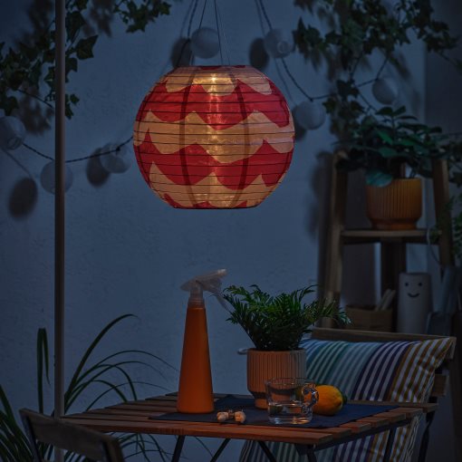 SOLVINDEN, LED висяща лампа, соларна, 30 см, 506.147.04