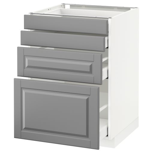 METOD/MAXIMERA, долен шкаф с 4 чела/4 чекм., 590.499.24