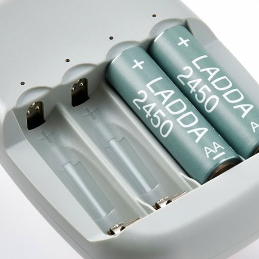 STENKOL/LADDA, зарядно устр. за батерии с 4 бат., 594.196.37