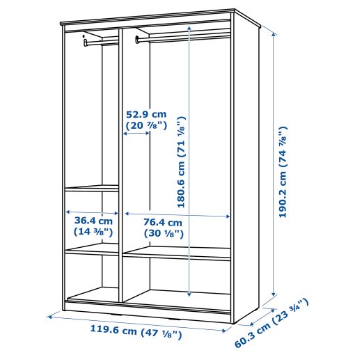 SONGESAND, мебели за спалня, комплект 5 части, 594.833.98