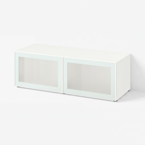 BESTÅ, етажерка със стъклени врати, 594.891.64