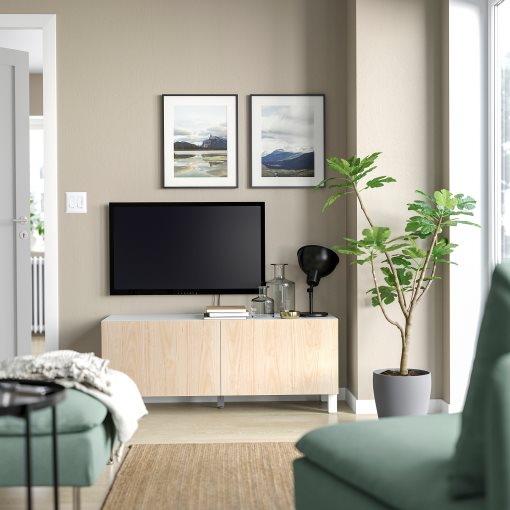 BESTÅ, TV шкаф с вратички, 595.687.45