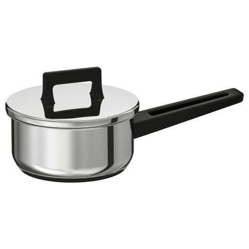 SNITSIG, Касерола с капак 1 л. неръжд. стомана, 601.297.26 - IKEA България SNITSIG, Касерола с капак 1 л. неръжд. стомана, 601.297.26