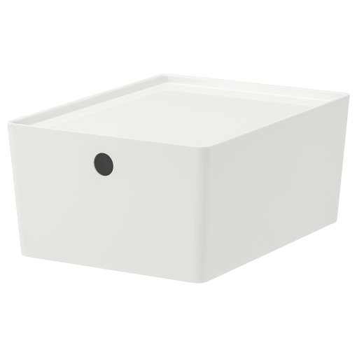 KUGGIS, кутия с капак, 26х35х15, 602.802.05 - IKEA България KUGGIS, кутия с капак, 26х35х15, 602.802.05