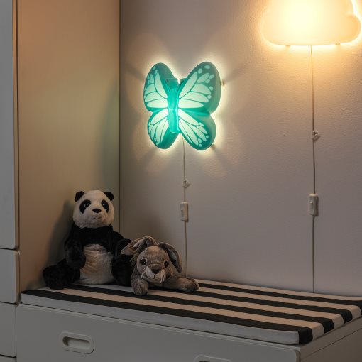 UPPLYST, LED стенна лампа - пеперуда, 604.403.41